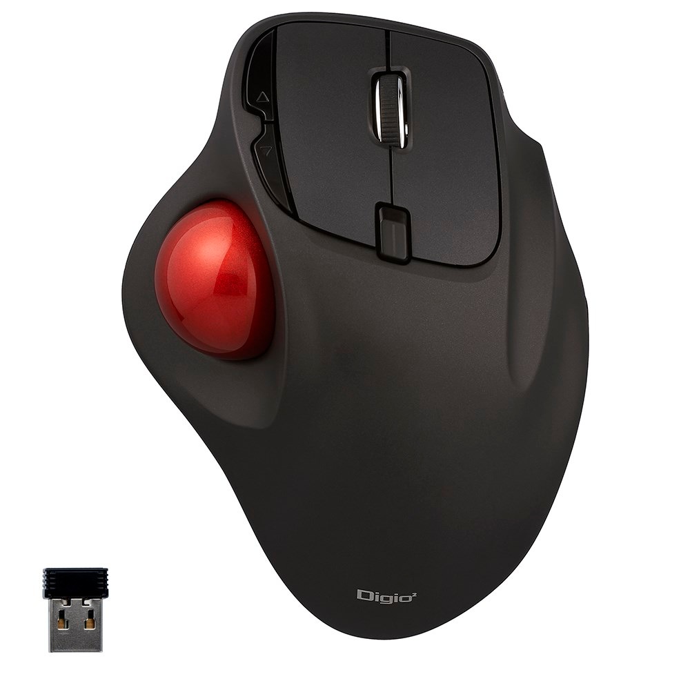 スタンダード 無線5ボタン光学式親指トラックボール ブラック MUS-TRIF175BK 7,263円