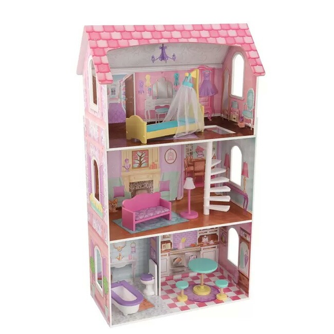 夢が詰まったおうちで遊ぼう キッドクラフト(KidKraft) ペネロペ ドールハウス お客様組立商品 65179(21y9m)コストコ