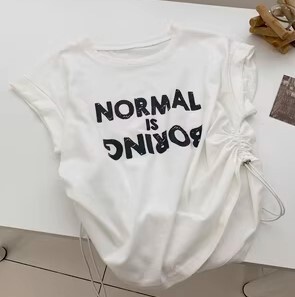 Tシャツ ショート丈 ノースリーブ かわいい 大人可愛い きれいめ シンプル カジュアル 大人 上品 おしゃれ お洒落 かっこいい レトロ 大人女子 ラフ ラブリー キュート ガーリー ルーズ 個性的