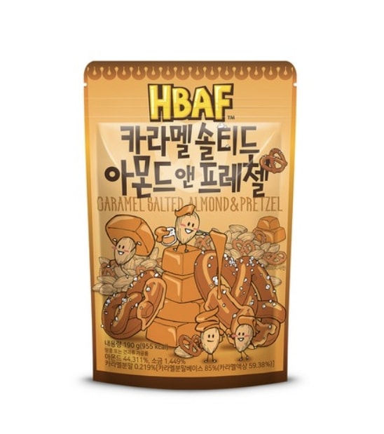 [韓国食品] ガーリックトースト アーモンド 190g, 6個 ハニーバター アーモンド ピーナッツ 韓国アーモンド 人気商品 韓国食品 韓国お菓子 クッキーアンドクリーム味 アーモンド cookie