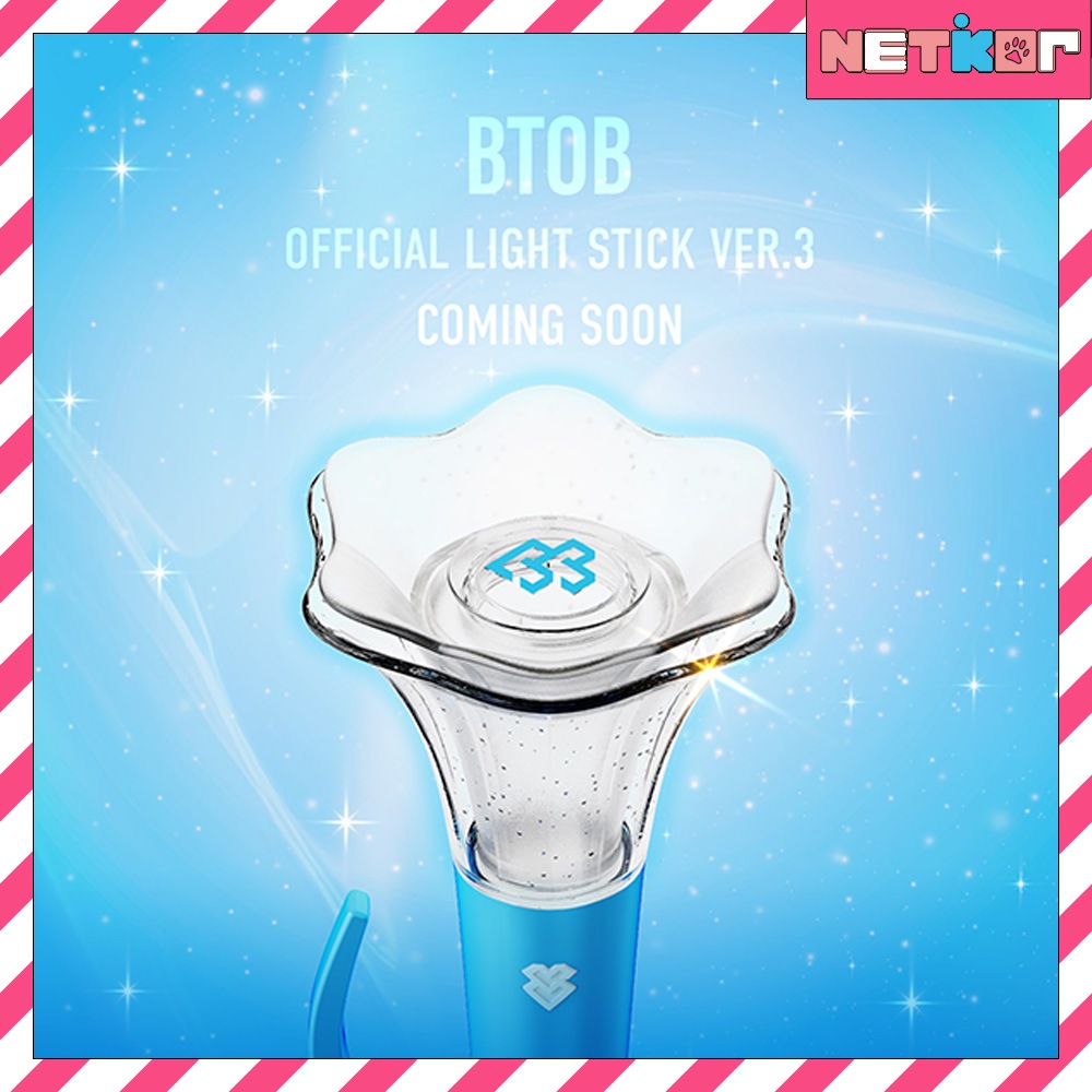 BTOB OFFICIAL LIGHT STICK Ver.3 ペンライト 公式グッズ FANLIGHT STICK 公式グッズ ビートゥービー