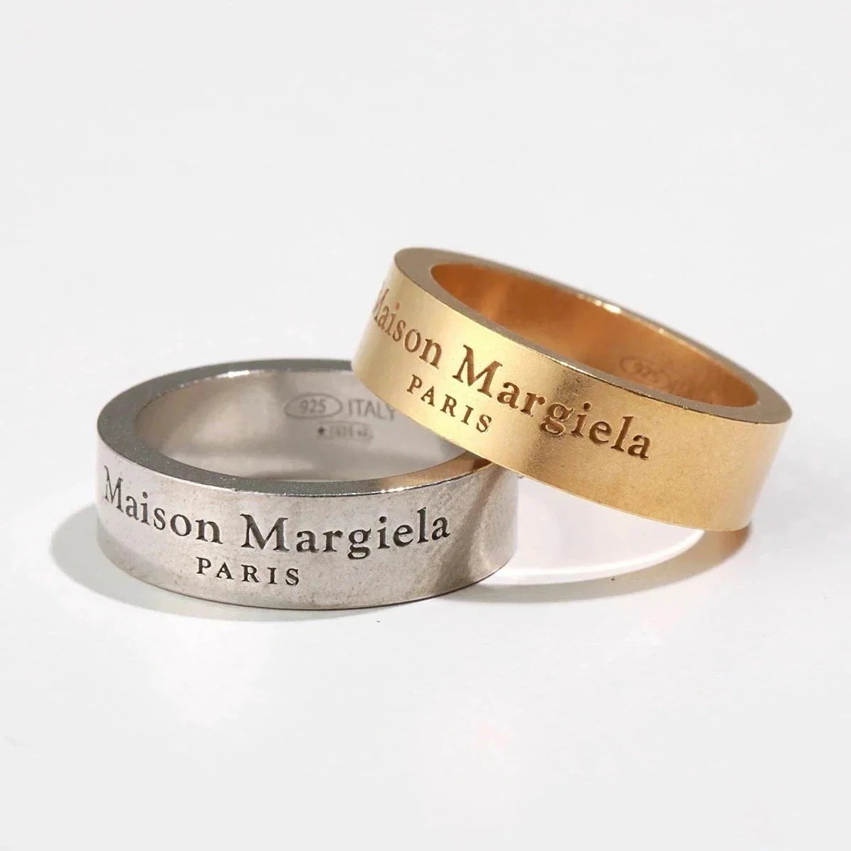 MAISON MARGIELA メゾンマルジェラ 11 リング SM1UQ0081 SV0158 レディース ミディアム アクセサリー 指輪 ロゴ シルバー92