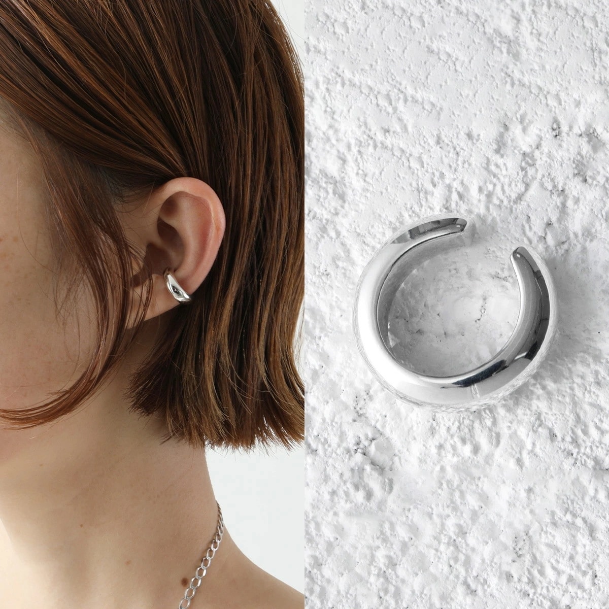 MARIA BLACK マリアブラック イヤーカフ Omotesando Chunk Ear Cuff 200165AG レディース シルバー アクセサリー ジュエリー SilverHP