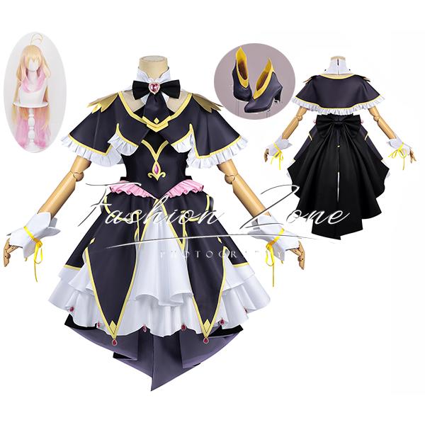 名探偵プリキュア風 森亜るるか コスプレ衣装 ウィッグ 靴 コスチューム 演出服 アニメ ゲーム ハロウィン 変装