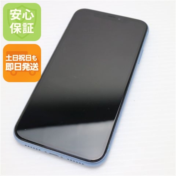 美品 SIMフリー iPhoneXR 128GB ブルー Apple 141