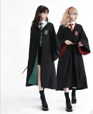 ハリーポッターのコススーツ スネークハウス グリフィンドール ハーマイオニー フルスリザリン制服 レイブンクロー魔法のローブ