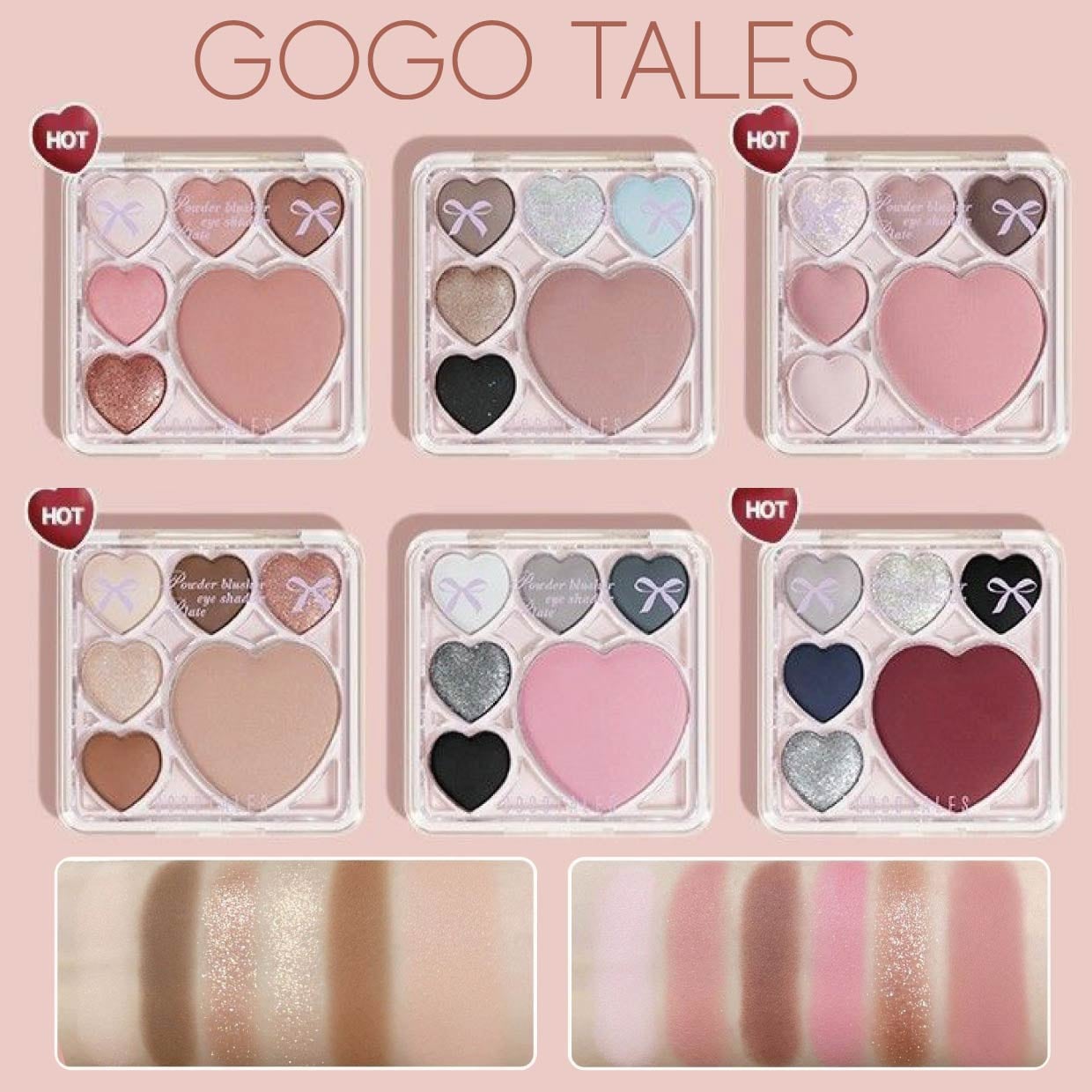 (最終値下げ/ほぼ未使用)大量‼️コスメまとめ売り♥アイシャドウ♥チーク♥グロス ぽわんと色つく透け感メイク♡ CandyDollで大人気のチーク・ハイ