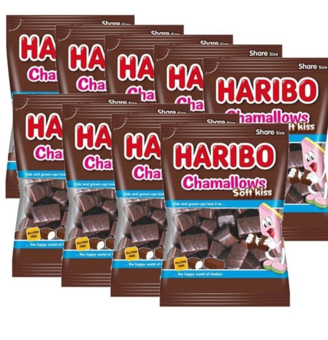 Qoo10] ハリボー 【公式】チョコマシュマロソフトキス 1袋 : 食品