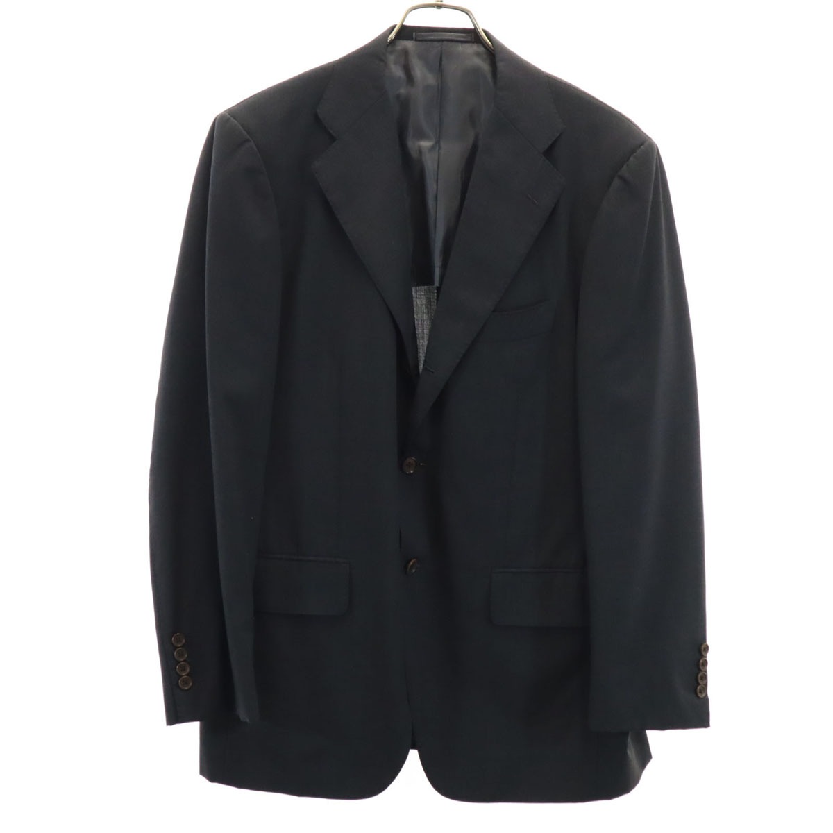 Sartoria Ring サルトリアリング 日本製 エルメネジルドゼニア生地 テーラードジャケット 46 チャコールグレー リングヂャケット メンズ 古着