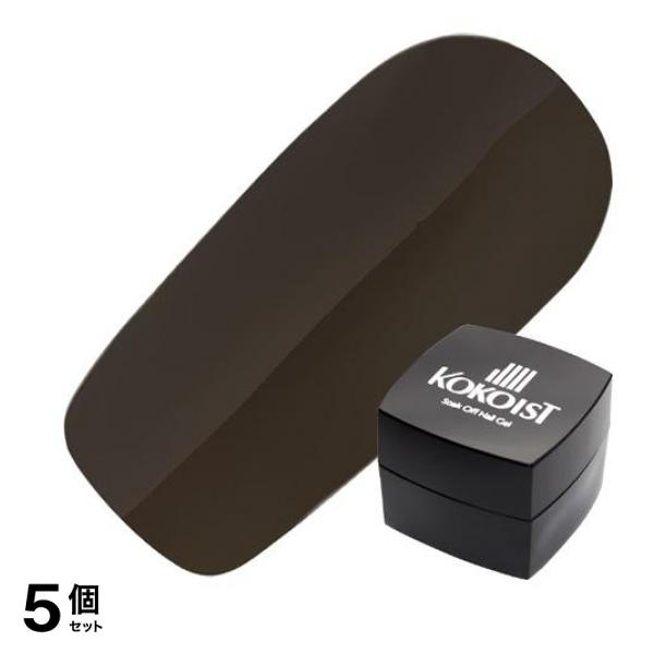 KOKOIST(ココイスト) エクセルライン ソークオフカラージェル E-17 ビターチョコレート 2.5g 5個セット