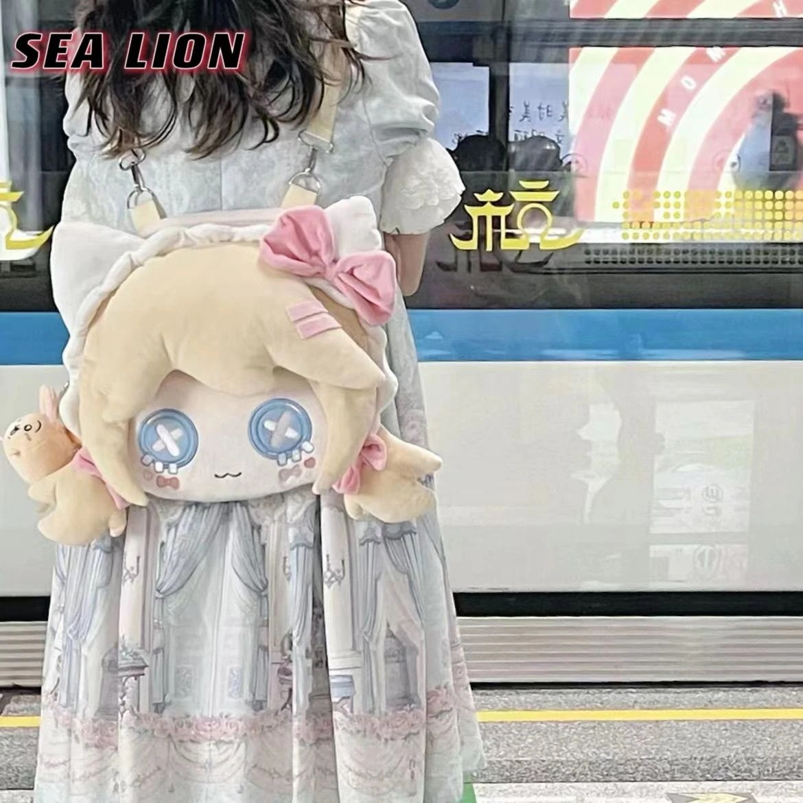 パークダンスかわいい漫画サンリオ第五人格庭師の顔がかわいいバックパック潮