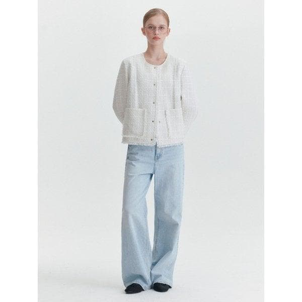 ポケットポイントツイードジャケット(MAGAJK05MIV)