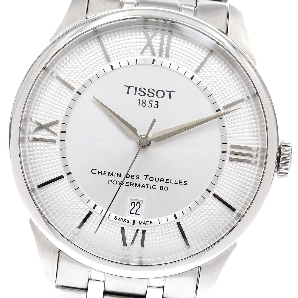 ティソ TISSOT T139.407.11.038.00 シュマン・デ・トゥレル 42mm デイト 自動巻き メンズ _931846【中古】