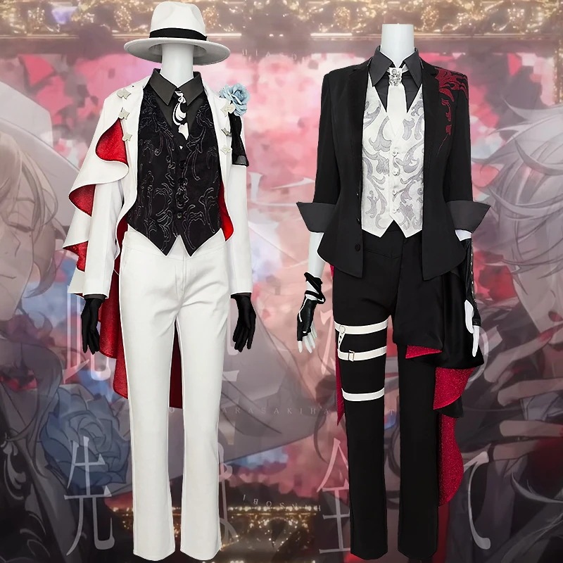 在庫品 じさんじ バーチャル YouTuber VTuber 葛葉 叶え コスプレ衣装 kuzuha kana スーツセット 制服 新衣装 コスチューム 变装 ハロウィン期間限定30％