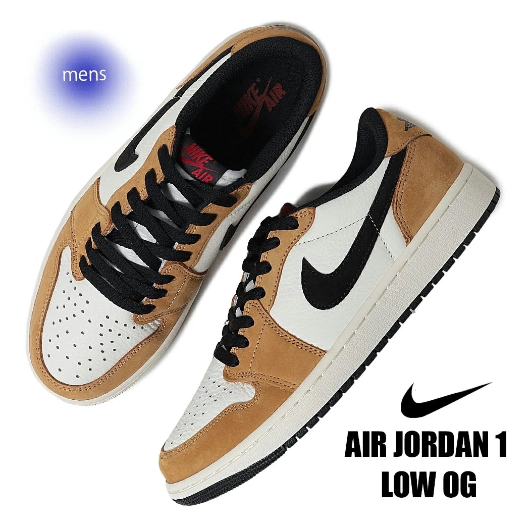 NIKE ナイキ エア ジョーダン ロー スニーカー AIR JORDAN 1 LOW OG Rookie of the Year ( AJ1 ルーキーオブザイヤー 茶色 ブラウン ローカット メンズ