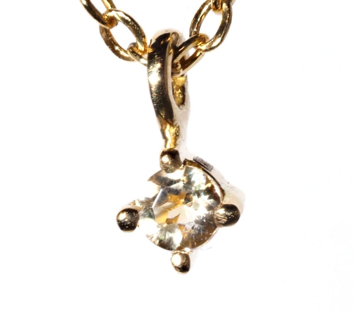 厳選天然 ダイヤモンド ネックレス 0.213ct 10金 YG 国内生産品ダイヤ使用