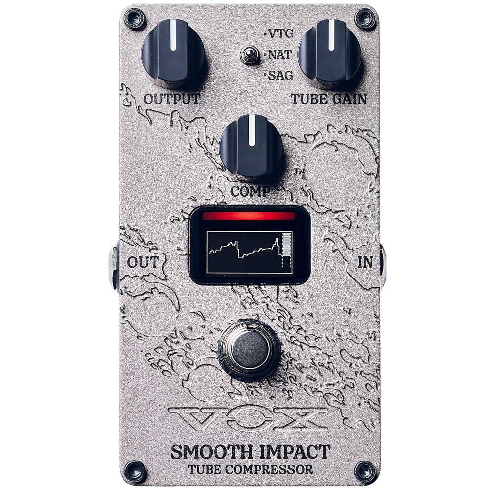 VOX(ヴォックス) SMOOTH IMPAC　コンプレッサー　ギター用 コンパクトエフェクター 　Nutube搭載　真空管　Valvenergy 2nd VE-SI