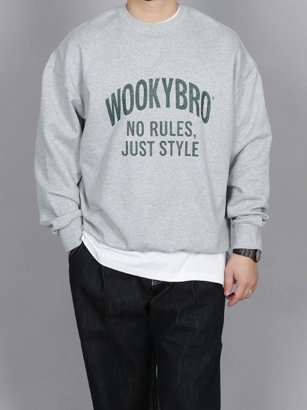 자체 제작 M~3XL WWB ルリス アーチ スウェットシャツ