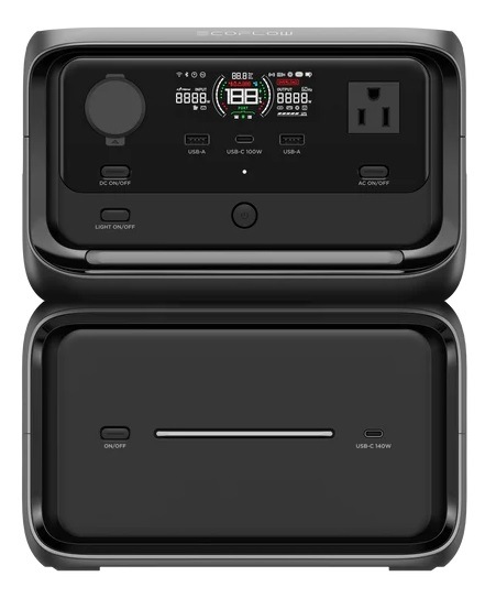 エコフロー EFRIVER3MAXPLUSJPCBO ポータブル電源 858Wh AC出力コンセント3口 USB-C出力搭載 EFRIVER3MAXPLUSJPCBO