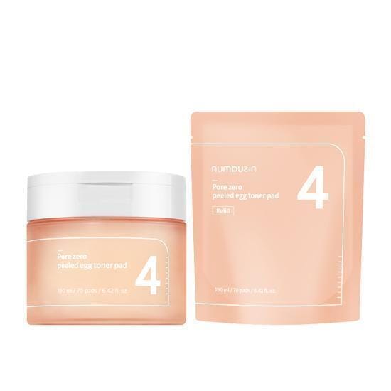 numbuzin ナンバーズの4番毛穴ゼロにした卵 化粧水パッド 70枚+70枚（おかわり）