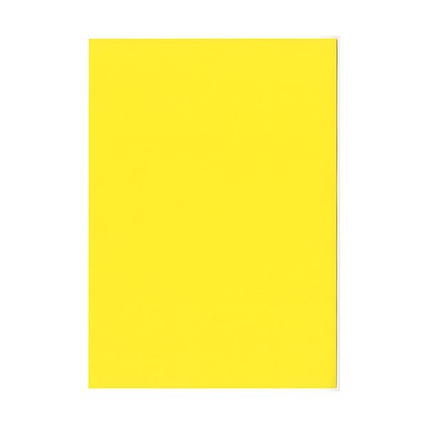 (まとめ）北越コーポレーション 紀州の色上質A4T目 薄口 黄 1箱(4000枚:500枚×8冊)(×3セット)