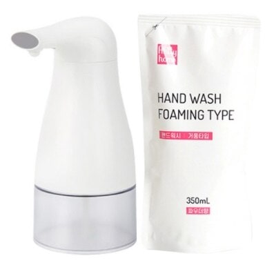 ハンドウォッシュ オート ディスペンサー 250ml + ハンドウォッシュ パウダーの香り 詰替 3