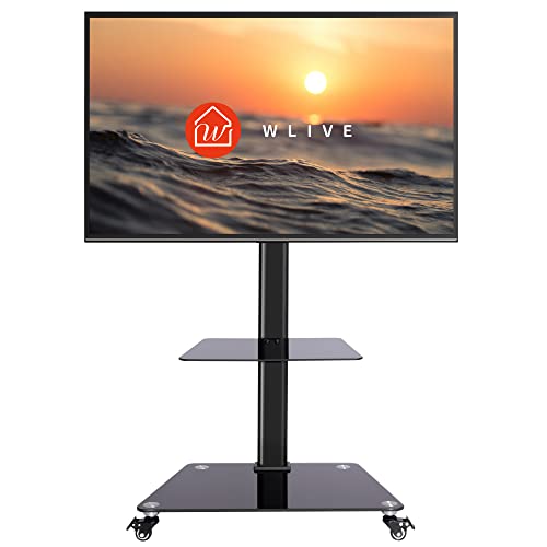 サイズ：伸縮/2段移動式 WLIVE テレビスタンド テレビ台 壁寄せテレビスタンド tvスタンド