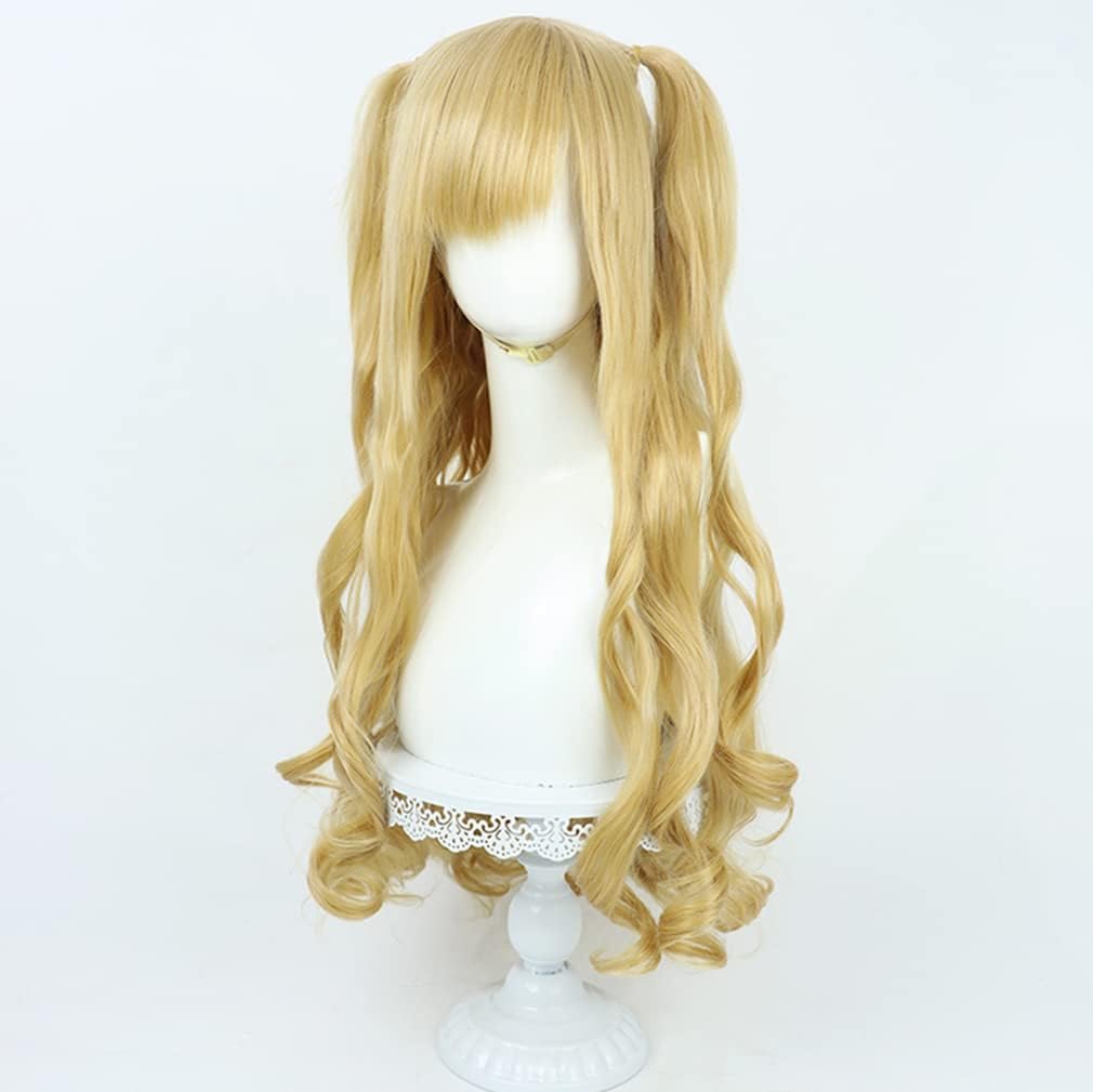 コスプレ ウィッグ シスタークレア Sister Cleaire ツインテール 金髪 カール かつら カツラ 耐熱 変装用ウィッグ