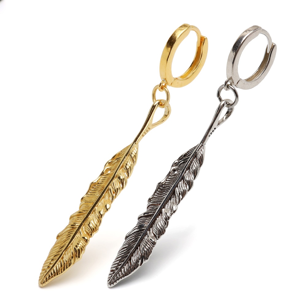 BFF S925 フェザーフープピアス [bffes008]ピアス