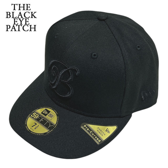 ブラックアイパッチ BlackEyePatch B EMBLEM PRE CURVED NEW ERA CAP ニューエラ キャップ 250-000557-041