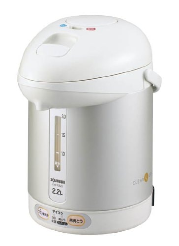 ZOJIRUSHI マイコン沸とう電気エアーポット 2.2L CW-PZ22-HH クリアグレー