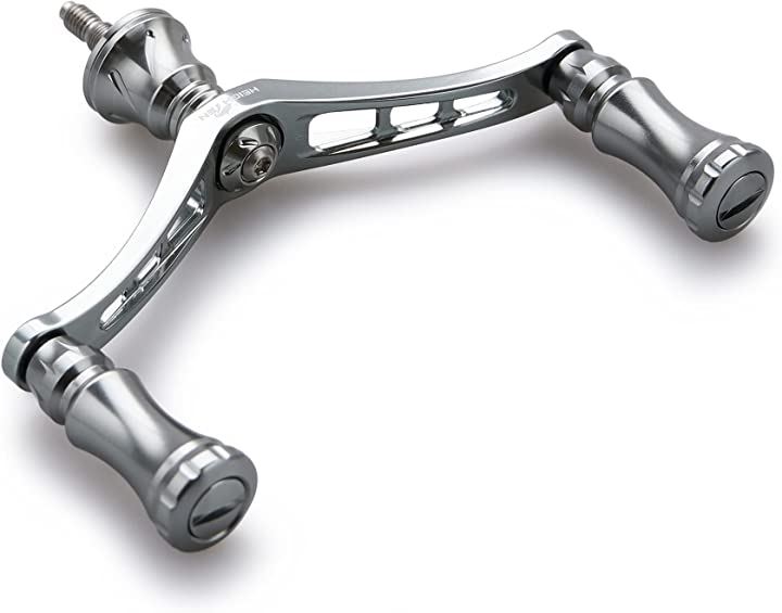 92mm リール ハンドル 15mm ノブ 搭載 シマノ ダイワ 通用 スピニングリール用 Chess Series 582(ガンメタル)