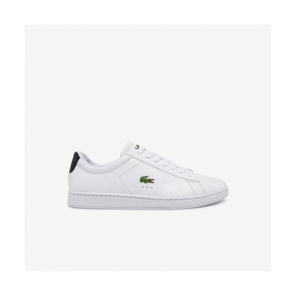 LACOSTE メンズ カナビー エボ レザー スニーカー [ホワイト]