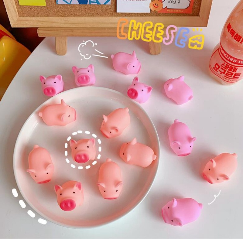 ピンク豚 ストレス解消 3枚セット 豚 ご注文で当日配送 かわいい おもちゃ 雑貨 面白い 玩具 誕生日 ギフト 2color クリスマス 大流行 動物 プレゼント おもしろ 贈り物