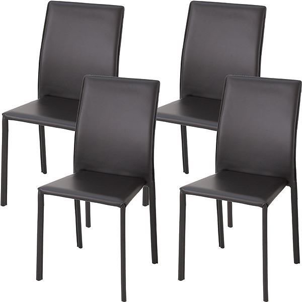 あずま工芸 ダイニングチェア スタッキング可能 ブラック[4脚入] TDC-9769