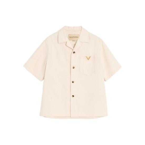 VALENTINO GARAVANI Men Shirts 8V3DBA10B9W A03 NEUTRALS