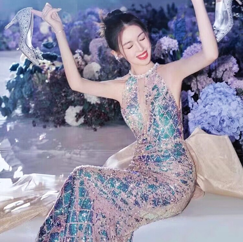 マーメイドドレス ウェディングドレス パーティードレス マキシワンピース Aライン チュール 大人 結婚式 謝恩会 二次会 花嫁 披露宴 演奏会 発表会 お呼ばれドレス