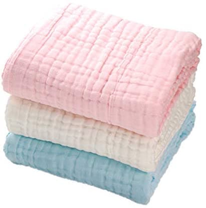 【本日限定価格】 YUUWA 多用 3枚セット 捺染キルト コットン 7580cm 大判 ふわふわ