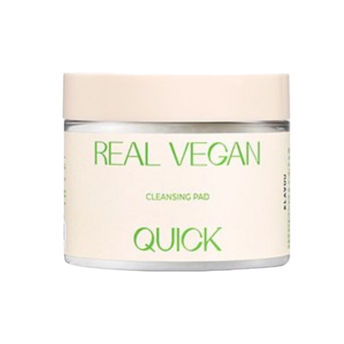 リアル ヴィーガン クレンジングパッド 180ml 50枚 (トナーパット,拭き取りパット,弱酸性, 角質ケア, マスクシート, 毛穴引き締め, ハリ, 弾力, 肌キメ, ピーリング）
