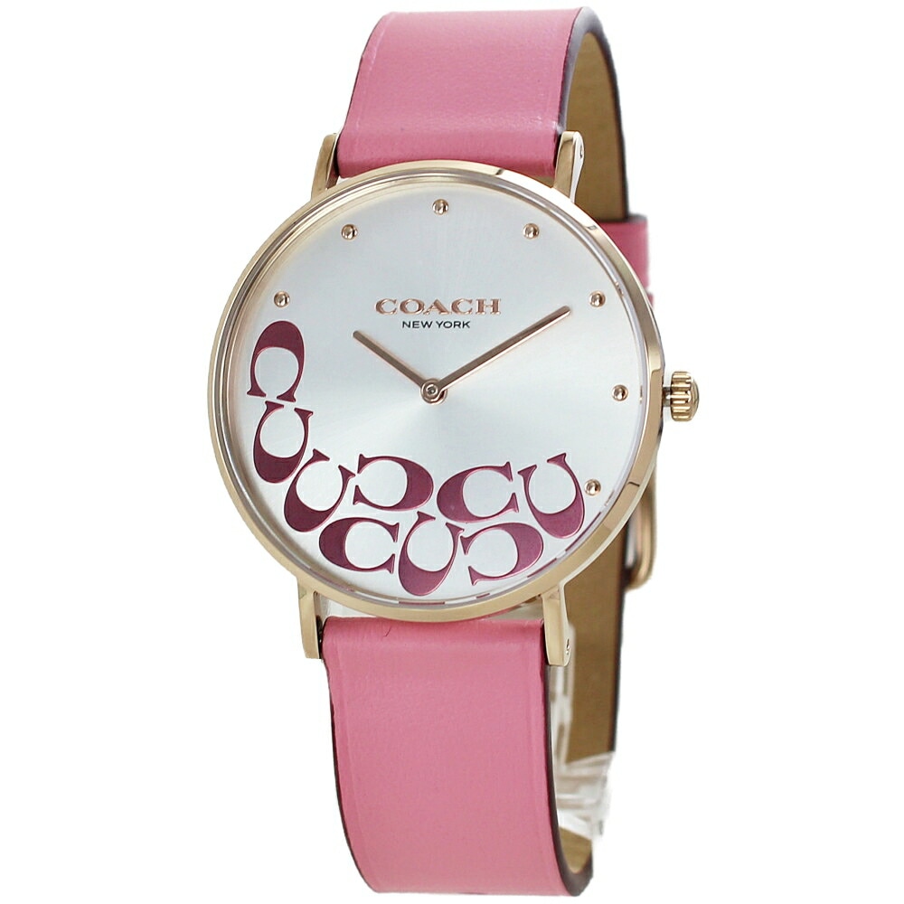 コーチ 腕時計 手表 レディース 女性 誕生日プレゼント シンプル かわいい 時計 ペリー ピンク レザー時計 ブランド 妻 嫁 彼女 プレゼント ギフト 記念日 ポイント消化