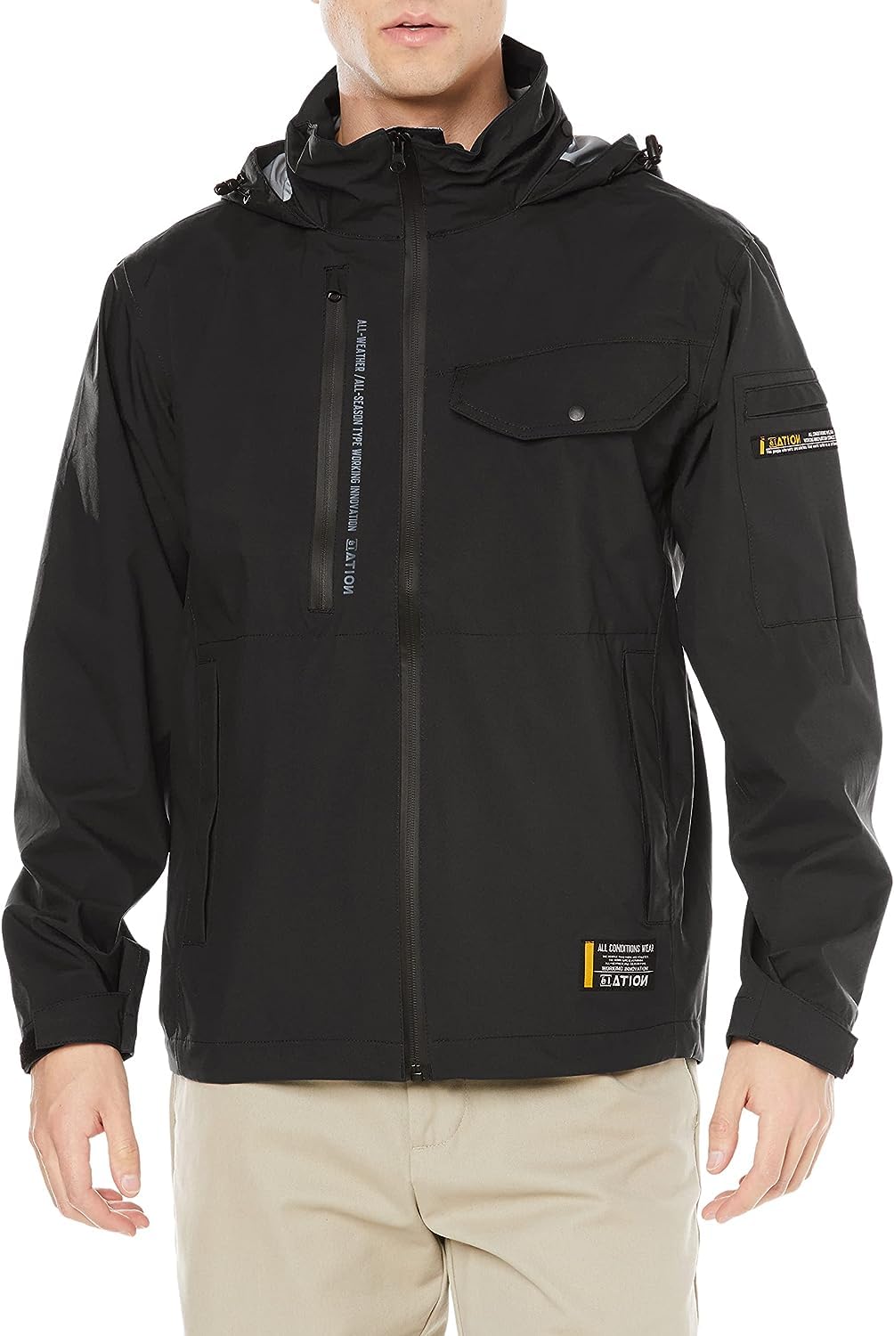 [エーショ－ン] 防水ワーキングジャケット 凄ラクシリーズ ブラック M