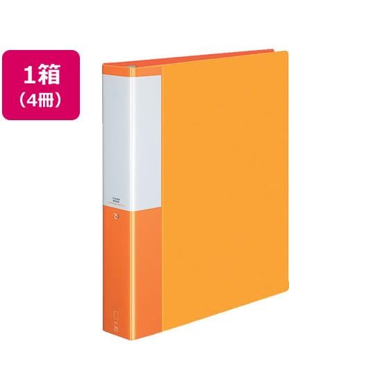 クリヤーブック POSITY差替式A4 30穴背幅53 オレンジ4冊 コクヨ P3ﾗ-L740NYR