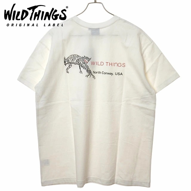 メール便 アーカイブTシャツ ワイルドキャット [WT25067SK] ARCHIVE TEE WILD CAT メンズ トップス 半袖 アウトドア WHITE 正規取扱店