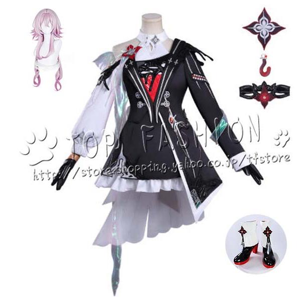【品質良い 大好評中】崩壊スターレイル 風 三月なのか 長夜月 コスプレ衣装 ウィッグ 靴 cosplay コスチューム ハロウィン クリスマス