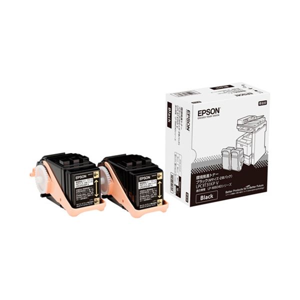 EPSON 環境推進トナーLPC3T31KPVブラック 2本入