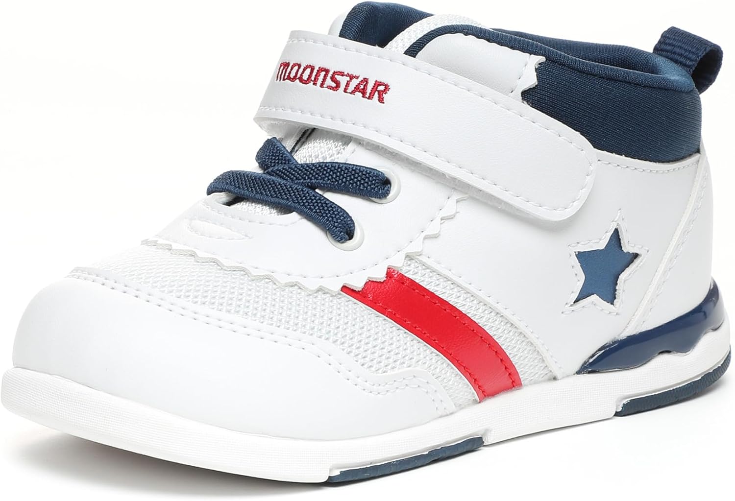 [ムーンスター] ユニセックスベビー ハイカット 13~18cm 0.5有 男の子 女の子ベビーシューズ