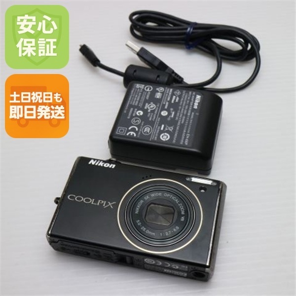 美品 COOLPIX S640 ディープブラック Nikon デジカメ 187