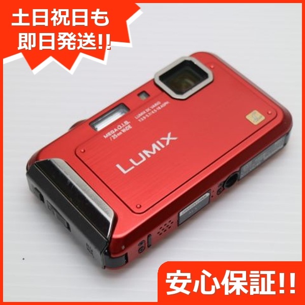 美品 DMC-FT20 シャイニーレッド デジカメ Panasonic 114