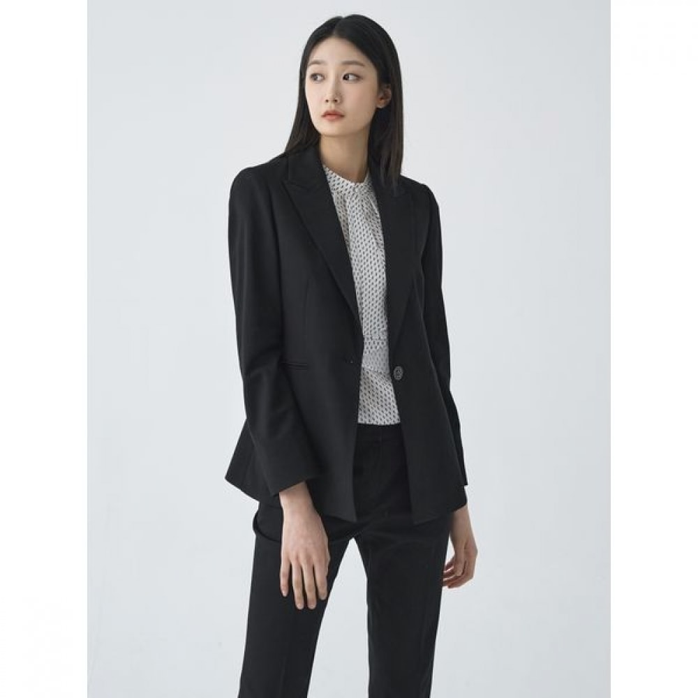 [ジセン] テーラードセットアップジャケット LFFJO201_BK