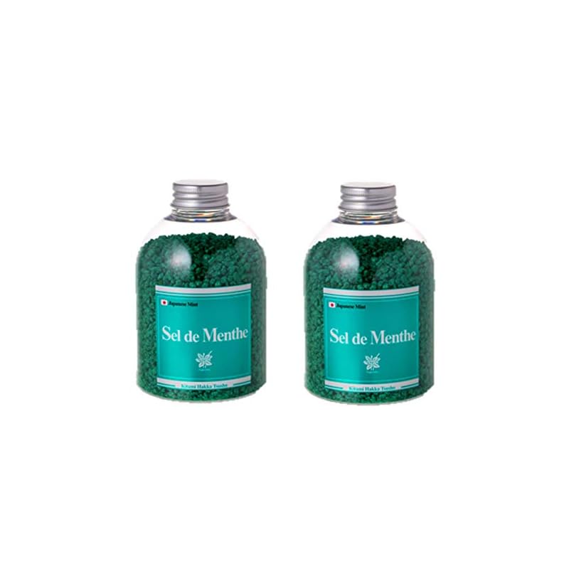 北見ハッカ通商 入浴剤Sel de Menthe(セルデメンタ)徳用ボトル450g x 2瓶